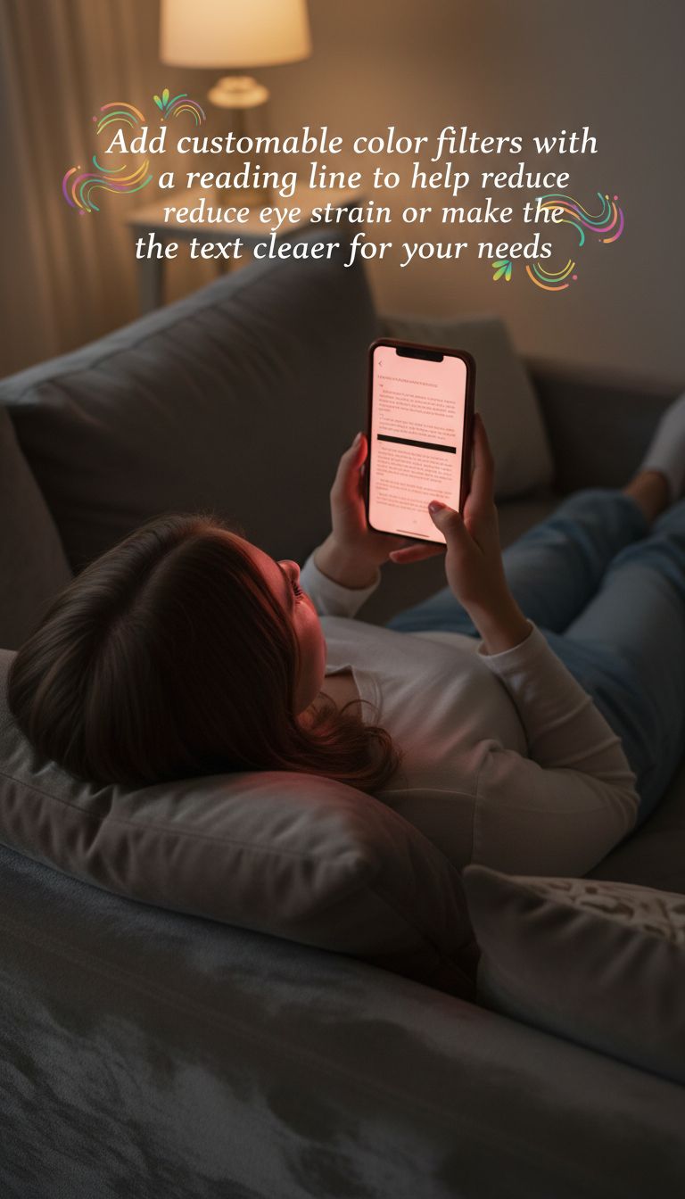 Page Reader Pro - Custom reading line settings